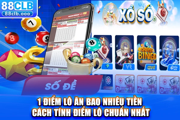 1 điểm lô ăn bao nhiêu tiền?